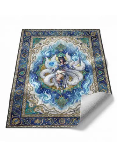 Ahri Mistik League of Legends Gaming Gamer Odası Halı